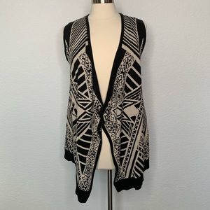 COPY - Flying tomato open cardigan vest tribal aztec